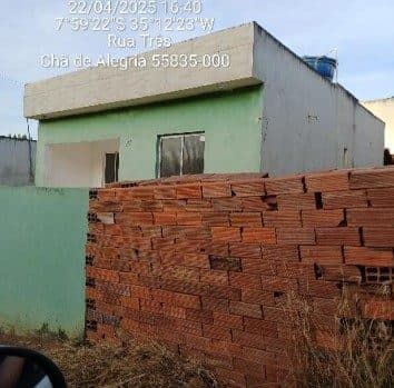 RUA PROJETADA R 02, N. SN, LT 25 QD C, CHA DE ALEGRIA