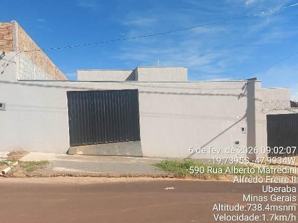 RUA ELIANE MARTINS PEREIRA DE MELO, N. SN, LT 33 QD VI, UBERABA