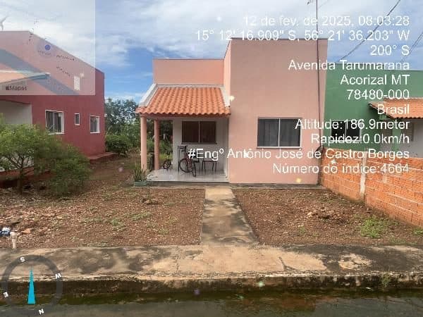 AVENIDA DAS SAMAMBAIAS, N. 05, SETOR 001 QD 006, LO 005, ACORIZAL