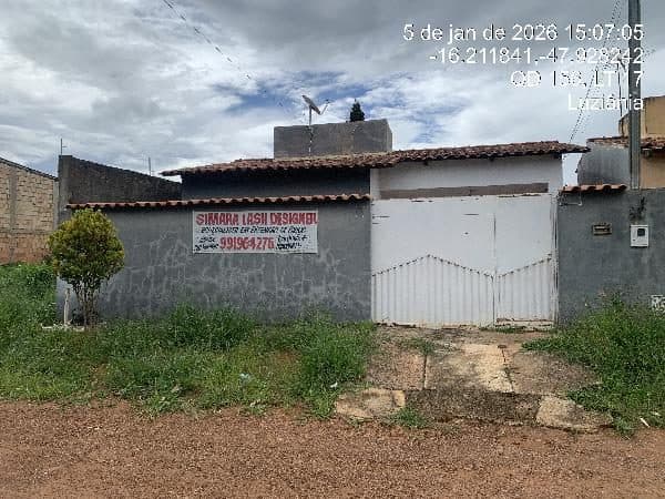 RUA 20, N. SN, CS 01, QD 100 LT 23, LUZIANIA