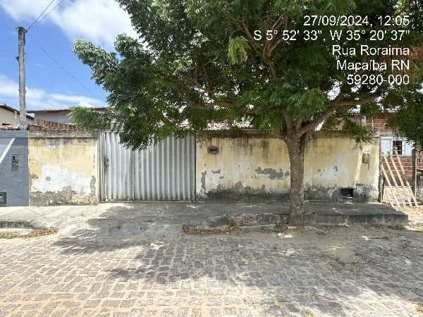 RUA ALMIR CARVALHO DO NASCIMENTO, N. 274, LT 09 QD 28, MACAIBA