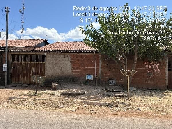 RUA 01C, N. SN, QD 81, LT 05, COCALZINHO DE GOIAS