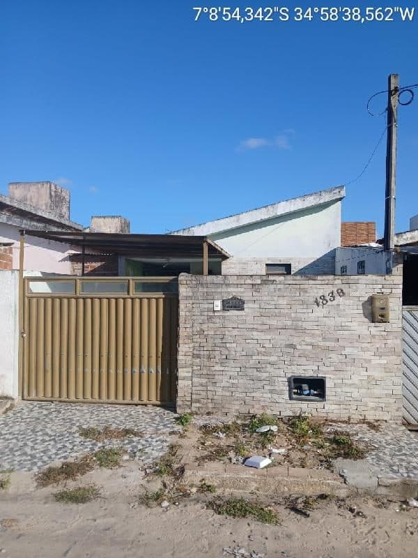 RUA MANUEL ALVES DAS COSTA, N. 183, CS 102 QD 06 LT 161, SANTA RITA