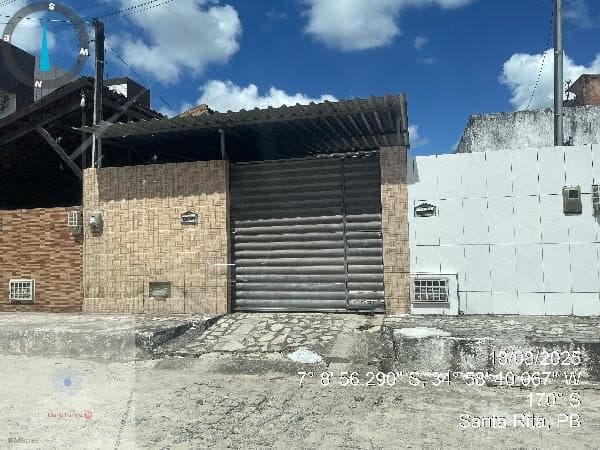 RUA MANUEL ALVES DAS COSTA, N. 113, CS 02 LT 168 QD 06, SANTA RITA