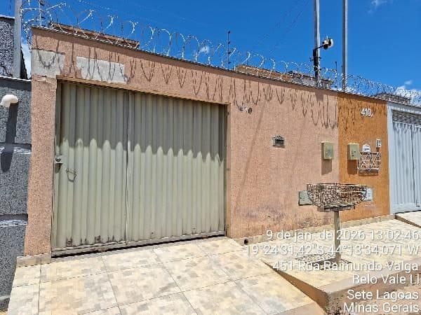 RUA FERROVIARIO RAIMUNDO VALGAS, N. 410, LT 38, QD 05, SETE LAGOAS