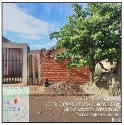 RUA SEBASTIAO J DA SILVA, N. 311, LT 23 QD 06, BANDEIRANTES