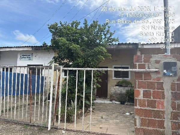 RUA SEBASTIAO MENDES, N. 44, LT 12A QD 06B, SANTA RITA