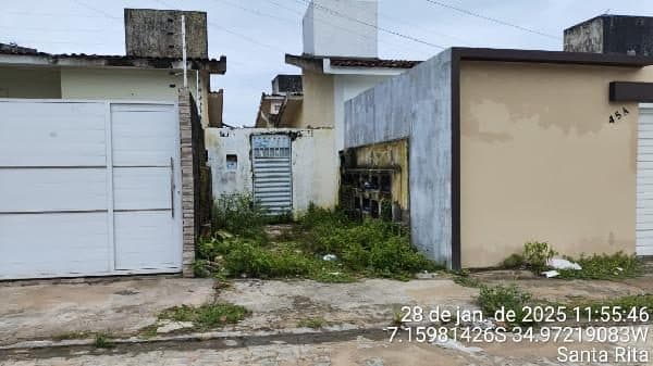 RUA SEBASTIAO MENDES, N. 45A, CS 15 QD 06-B LT 12-A, SANTA RITA