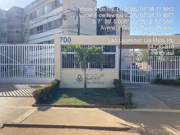 AVENIDA DOUTOR PAULO PETRIBU, N. SN, Apto 302, BL05, GLB05, DESME.RCH DA MTA III, TIÚ, SAO LOURENCO DA MATA