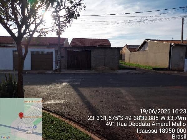 RUA DEODATO AMARAL MELLO, N. 481, LOTE 19 QUADRA F, IPAUSSU