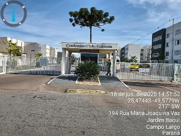RUA MARIA JOAQUINA VAZ, N. SN, Apto 408, BL21 CAMPO DO MEIO, CAMPO LARGO