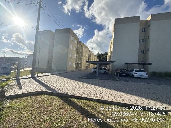 RUA JOÃO XXIII, N. 2905, Apto 403, LT 05 QD 160 BL 08 VG 125, FLORES DA CUNHA