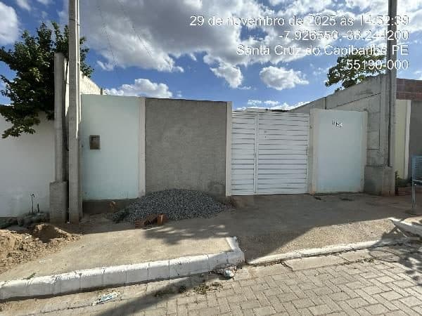 RUA LUISA ALZIRA TEIXEIRA SORIANO, N. 125, QD E, LT 17, SANTA CRUZ DO CAPIBARIBE