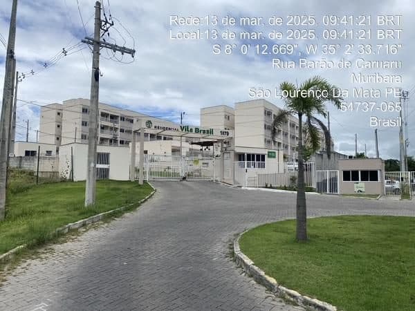 RUA BARAO DE CARUARU, N. SN, Apto 102, BL 07 LT 03, SAO LOURENCO DA MATA