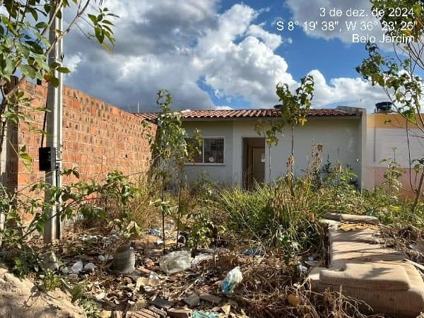 RUA SEBASTIÃO BARBOSA DA SILVA, N. 59, QD 41 LT 15, BELO JARDIM