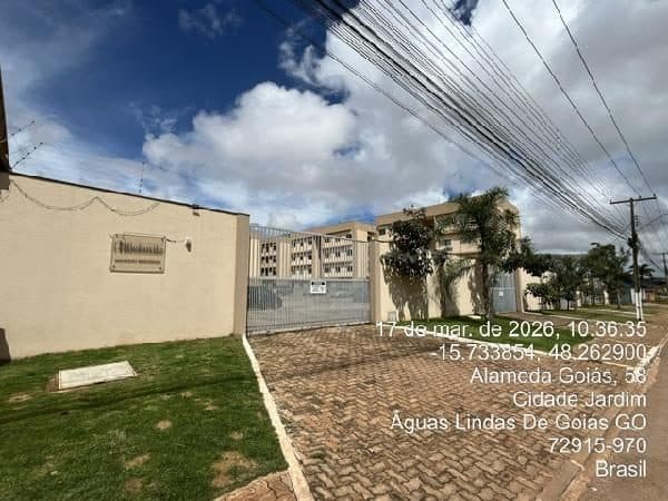 ALAMEDA GOIAS, N. SN, Apto 303, 3 PAV BL E LT 83-A VG 77, AGUAS LINDAS DE GOIAS