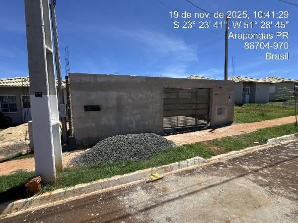 ESTRADA DA ALIANÇA, N. SN, LOTE 25, QUADRA 07, ARAPONGAS